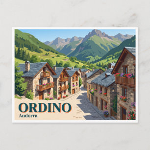Postal Ordino Ciudad Antigua Andorra