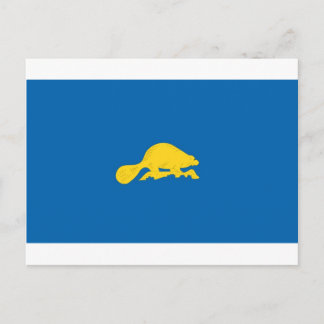 Postal Oregon Bandera Oficial del Estado Inverso