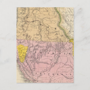 Postal Oregón, California Alta y Nuevo México