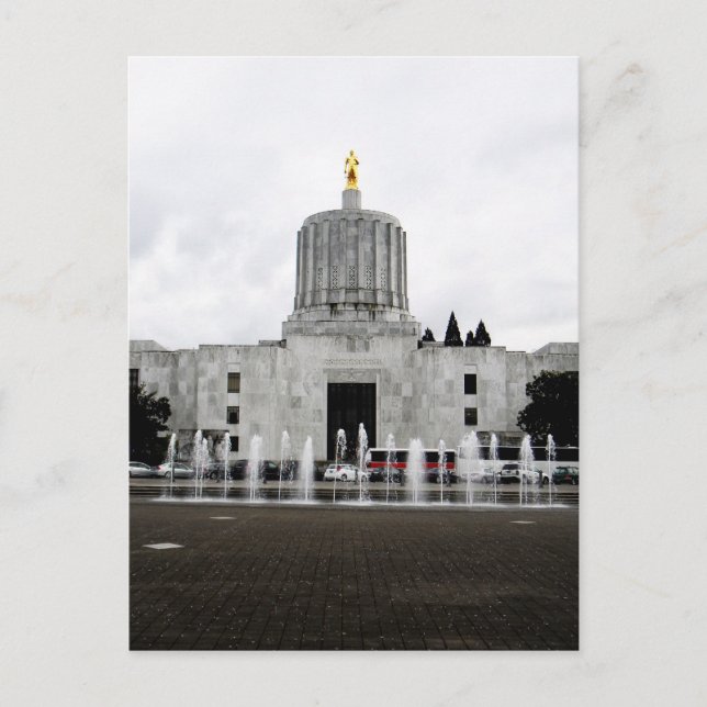 Postal Oregon Capitol (Anverso)