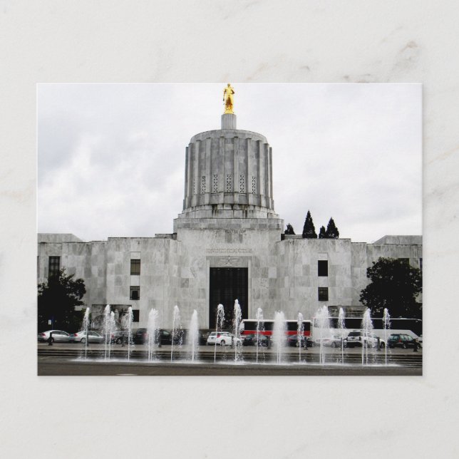 Postal Oregon Capitol (Anverso)