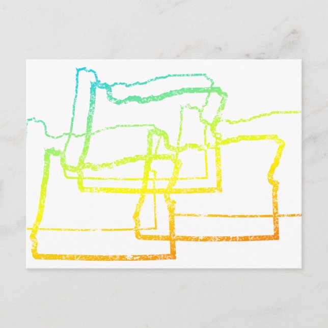 Postal oregon chill blur (Anverso)