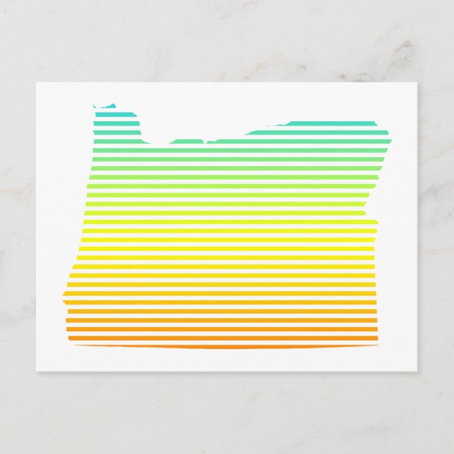 Postal oregon chill fade (Anverso)