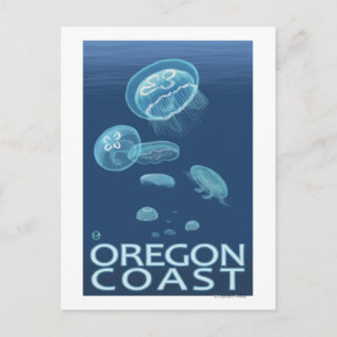Postal Oregon Coast Jellyfish