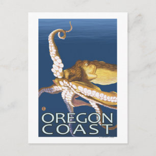 Postal Oregon Coast Octopus