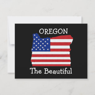 Postal OREGON, LA HERMOSA Camiseta