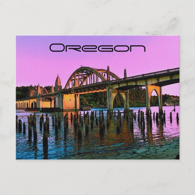 Postal Oregon Postcard (Anverso)