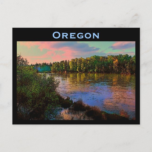 Postal Oregon Postcard (Anverso)