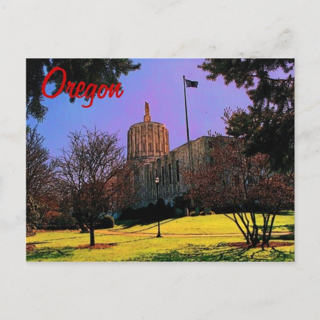 Postal Oregon Postcard (Anverso)