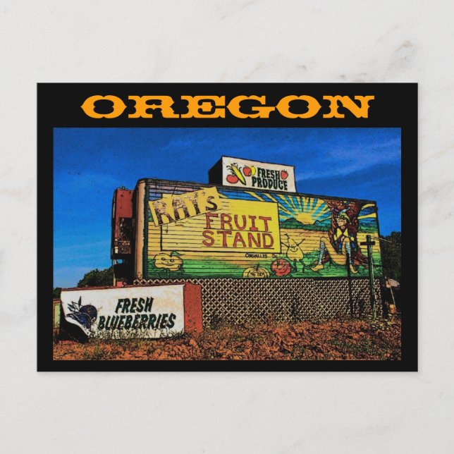 Postal Oregon Postcard (Anverso)