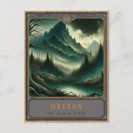 Postal Oregon | Postcarta de arte gótico