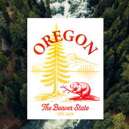 Postal Oregon The Beaver State Est. 1859