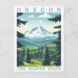 Postal Oregon the Beaver State USA Travel Place