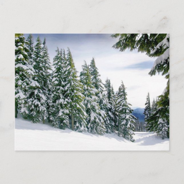 Postal Oregon Winter (Anverso)
