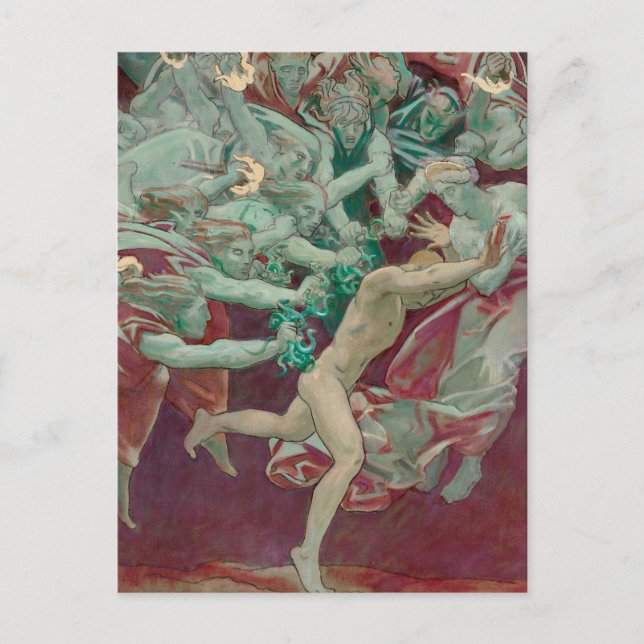 Postal Orestes y las heridas de la Sargento John Singer (Anverso)