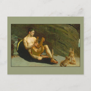 Postal Orfeo de George deForest Brush