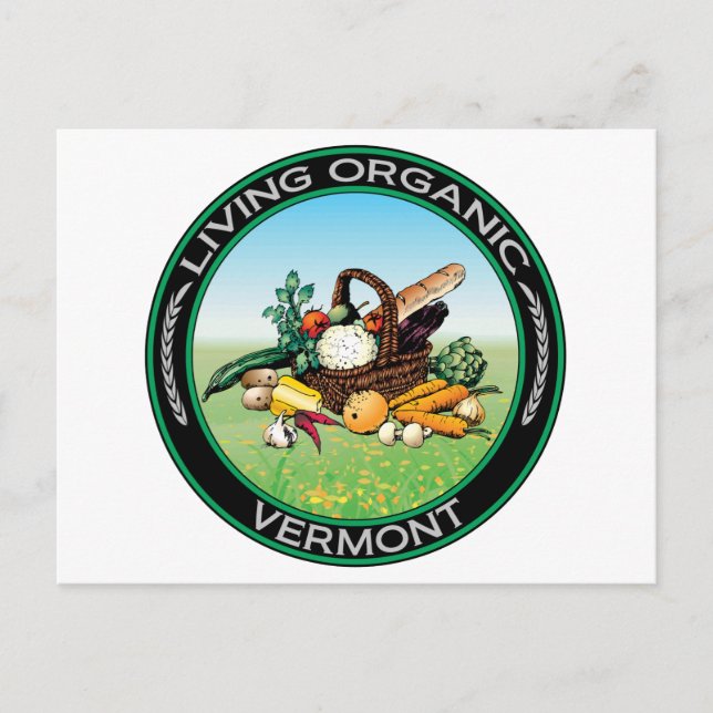 Postal Organic Vermont (Anverso)