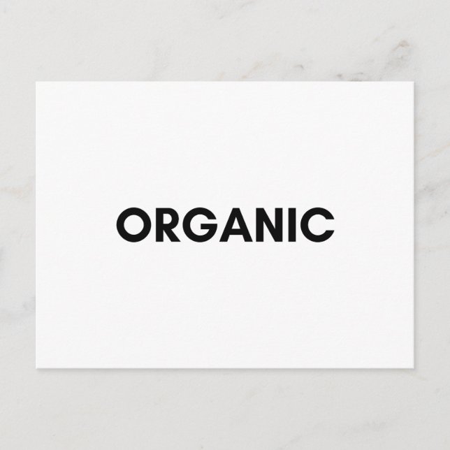 Postal orgánica (Anverso)