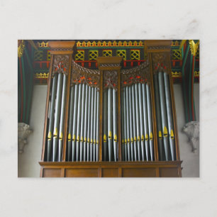 Postal órgano de la catedral de Leicester, Leicestershire