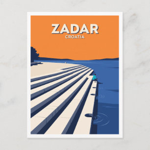 Postal Órgano de Mar, Zadar, Croacia Recuerdo