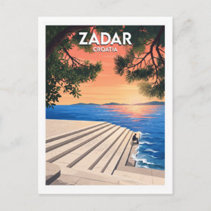 Postal Órgano de Mar, Zadar, Croacia Viaje