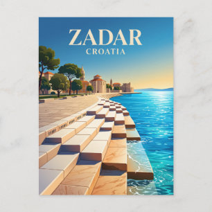 Postal Órgano Marino de Zadar Croacia