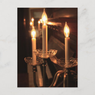 Postal Órgano Y Luz