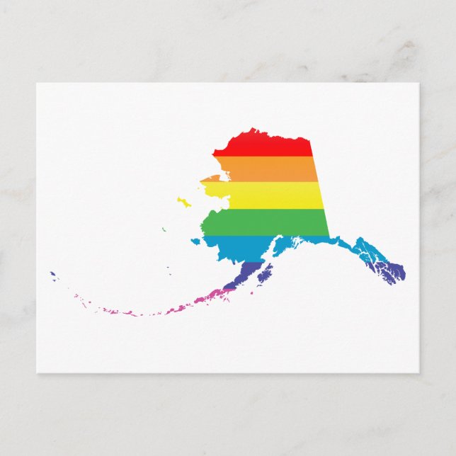 Postal orgullo alaska. (Anverso)