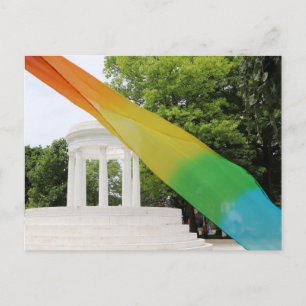 Postal Orgullo arcoíris de Marshall Michigan