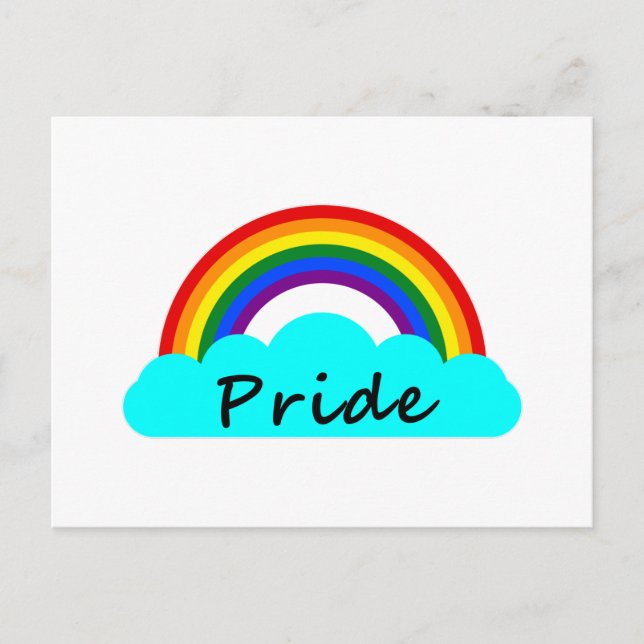 Postal Orgullo - Arcoíris LGBT (Anverso)