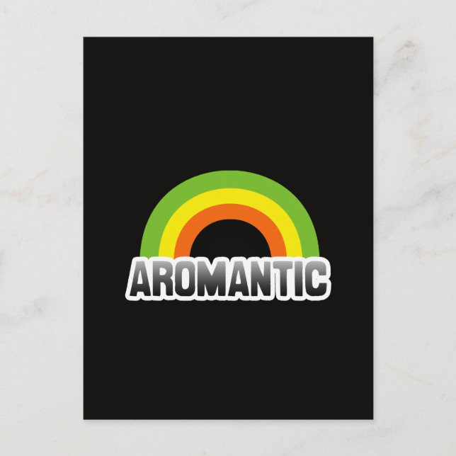 Postal Orgullo Aromántico (Anverso)