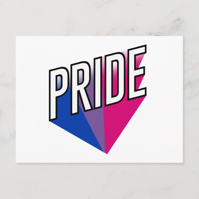 Postal Orgullo Bisexual Explota (Anverso)