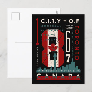 Postal Orgullo Canadiense: Coordinación de la ciudad y le