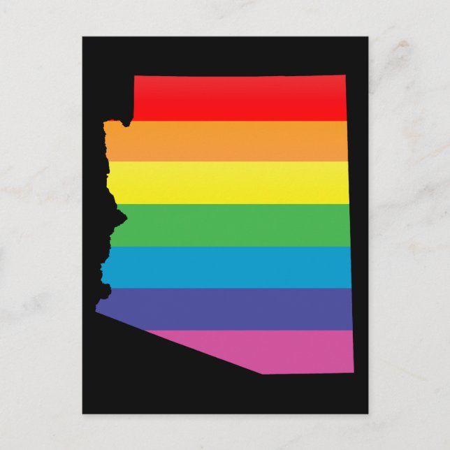 Postal orgullo de arizona. (Anverso)