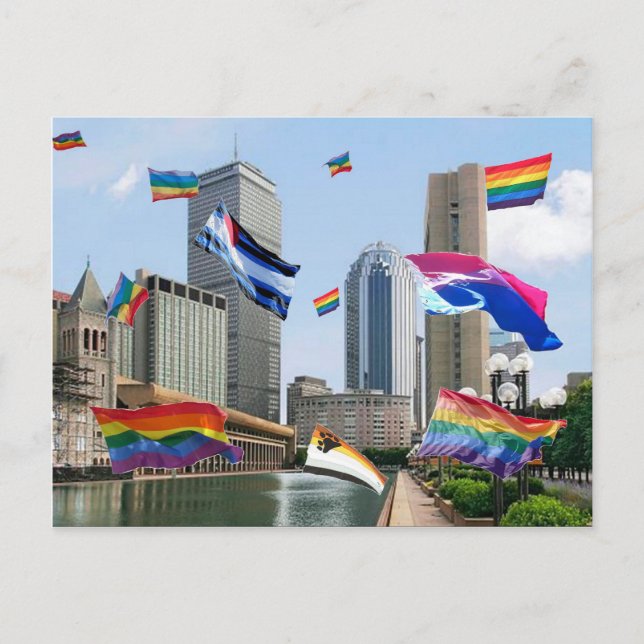 Postal Orgullo de Boston (Anverso)