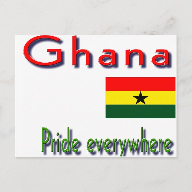 Postal Orgullo de Ghana (Anverso)