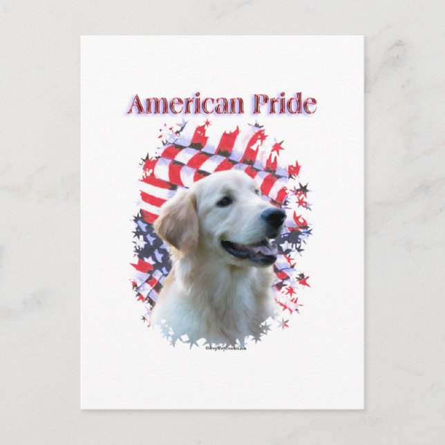 Postal Orgullo de Golden Retriever (Anverso)