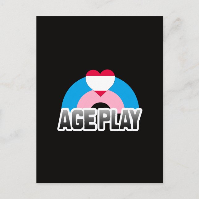Postal Orgullo de Juego de Edad (Anverso)