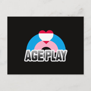 Postal Orgullo de Juego de Edad