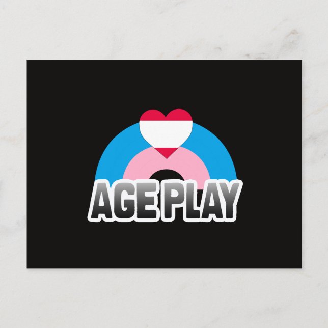 Postal Orgullo de Juego de Edad (Anverso)
