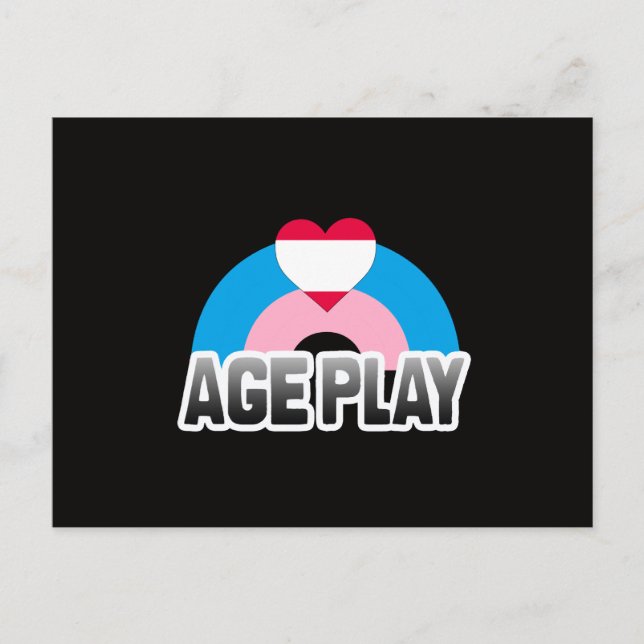 Postal Orgullo de Juego de Edad (Anverso)