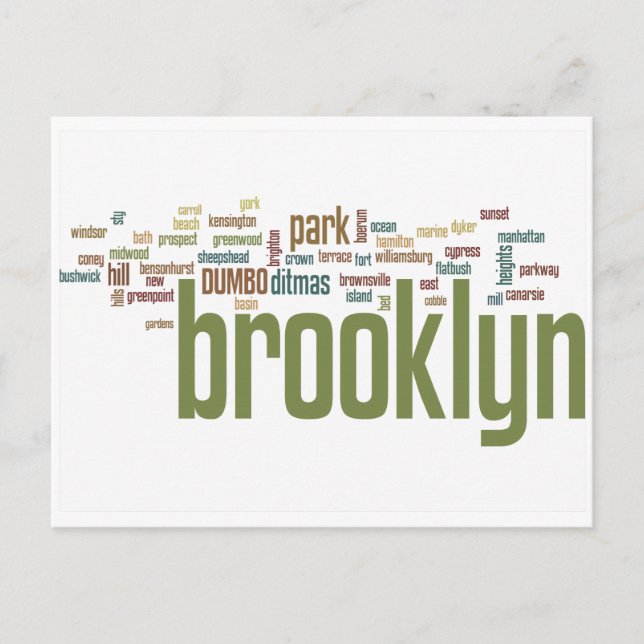 Postal ¡¡Orgullo de los bebés de Brooklyn!! (Anverso)