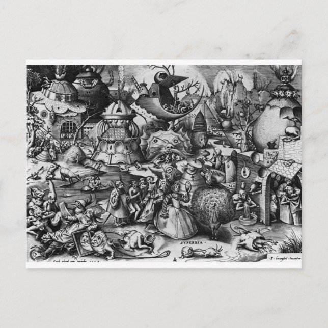 Postal Orgullo de Pieter Bruegel, el anciano