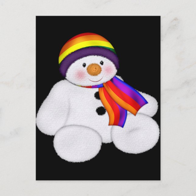 Postal Orgullo de Snowman (Anverso)