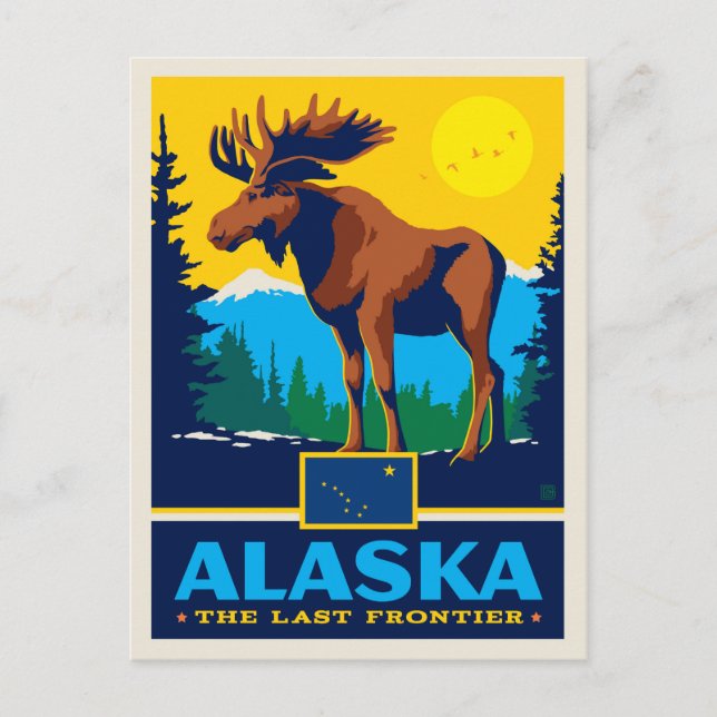 Postal Orgullo del Estado | Alaska (Anverso)