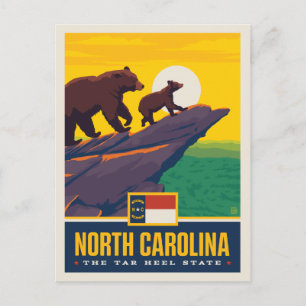 Postal Orgullo del Estado Carolina del Norte