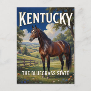 Postal Orgullo del estado de Kentucky 🐎 Horse Country