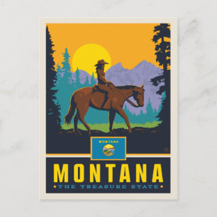 Postal Orgullo del Estado   Montana