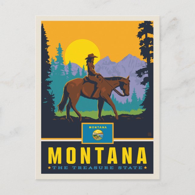 Postal Orgullo del Estado | Montana (Anverso)