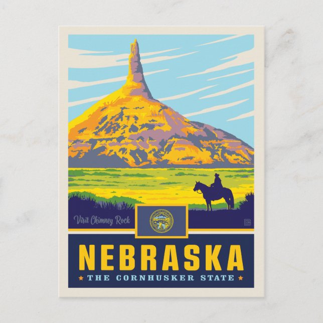 Postal Orgullo del Estado | Nebraska (Anverso)